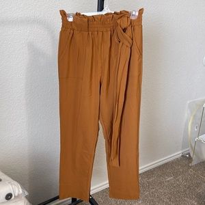 High waisted work pants
